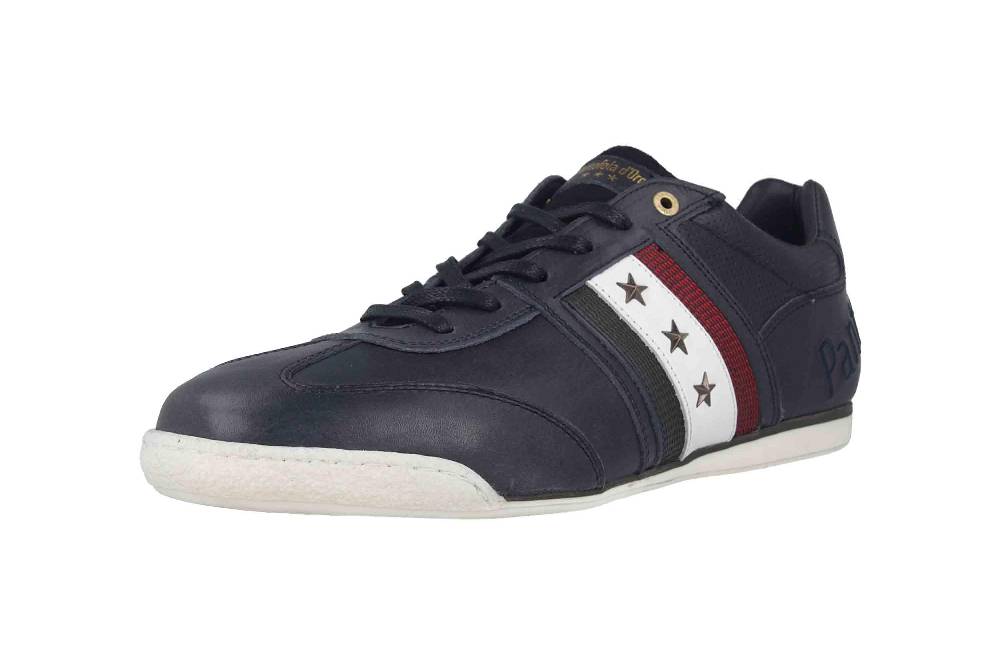 Pantofola d'Oro Imola Romagna Uomo Low Sneaker in Übergrößen Blau 10193037.29Y/10193082.29Y große Herrenschuhe JETZT KAUFEN