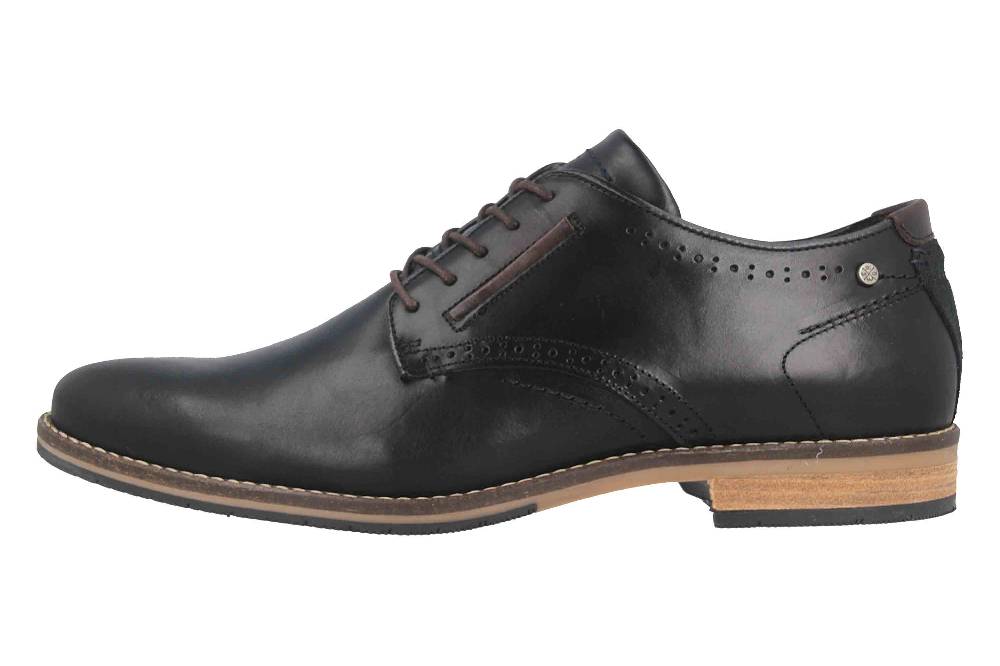Bullboxer Halbschuhe in Übergrößen Schwarz 773K25263B2495SU39 große Herrenschuhe Riesige Rabatte
