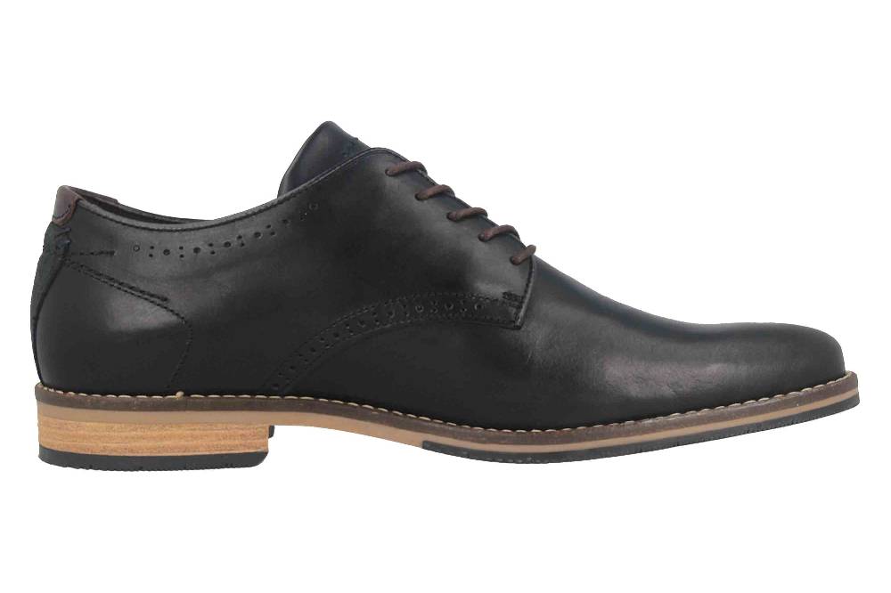 Bullboxer Halbschuhe in Übergrößen Schwarz 773K25263B2495SU39 große Herrenschuhe Riesige Rabatte