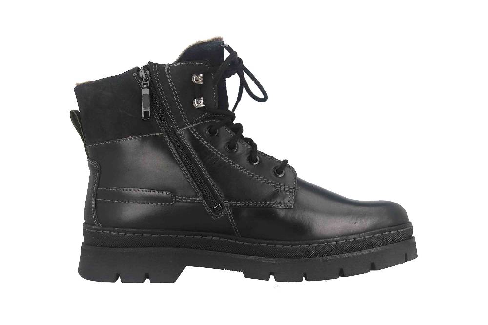 Fretz Men Zoran Boots in Übergrößen Schwarz 2413.8471-51 große Herrenschuhe Kostenloser Versand international