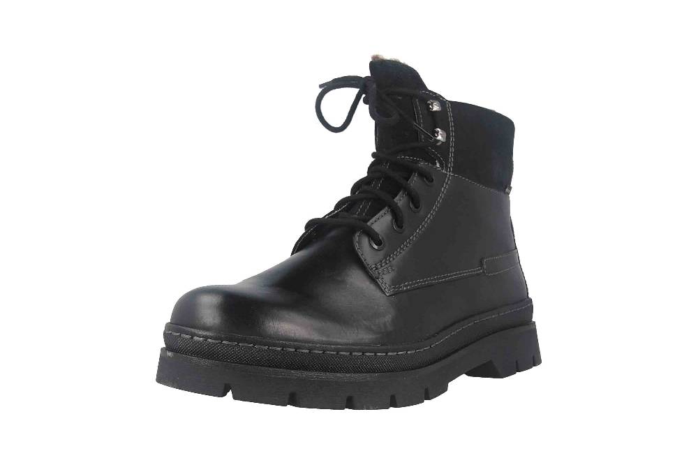 Fretz Men Zoran Boots in Übergrößen Schwarz 2413.8471-51 große Herrenschuhe Kostenloser Versand international