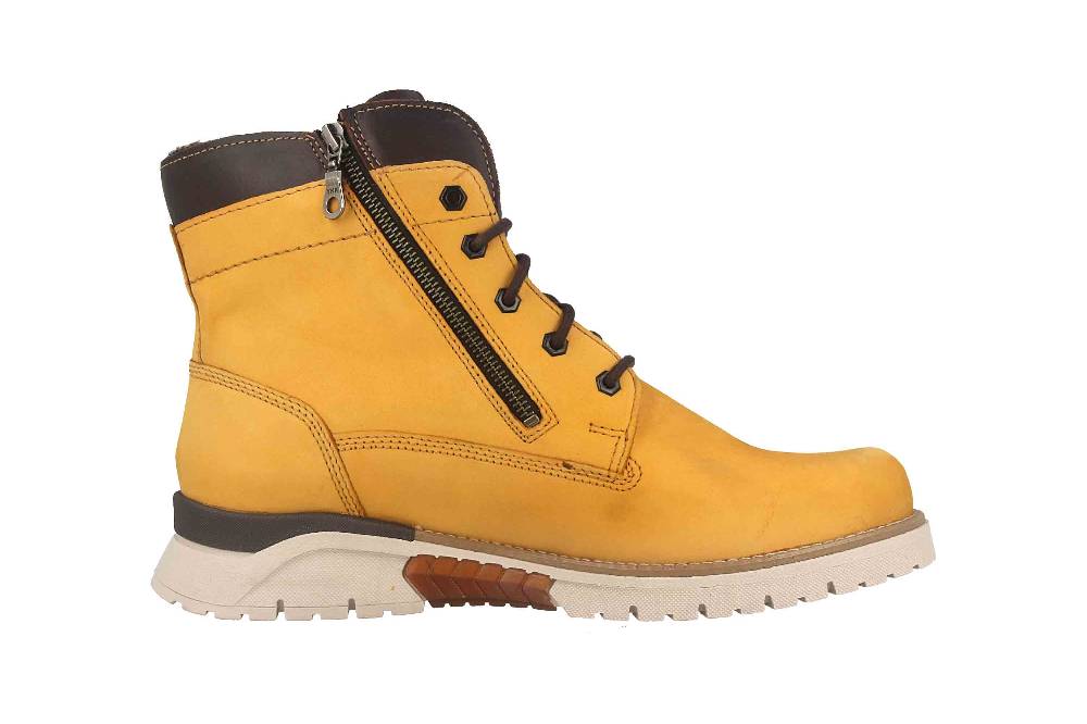 Fretz Men Cooper Boots in Übergrößen Gelb 1326.1416-45 große Herrenschuhe Begrenzt auf 3 Tage