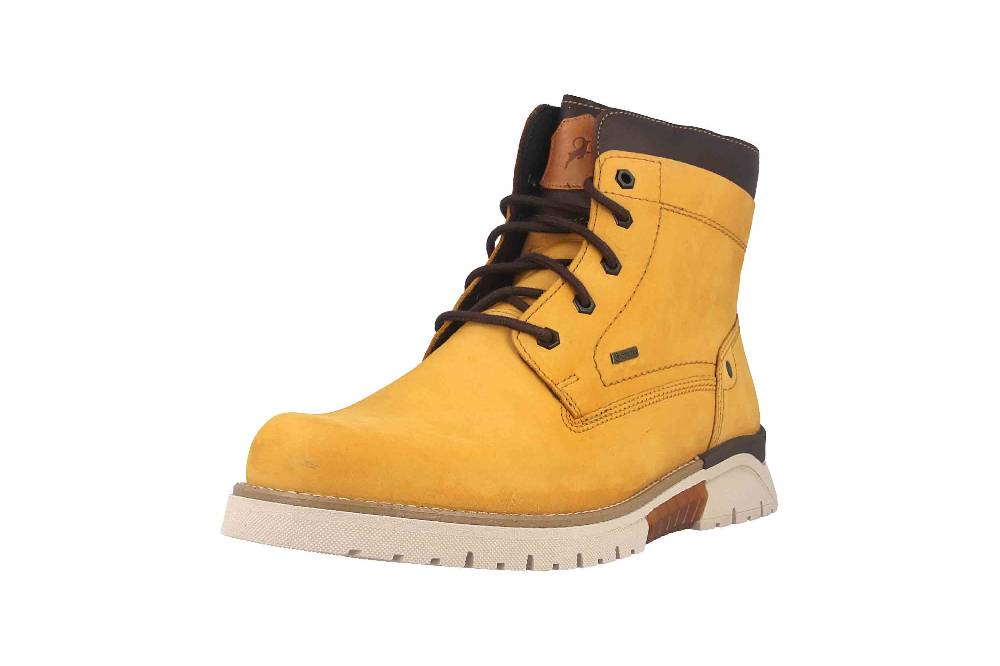 Fretz Men Cooper Boots in Übergrößen Gelb 1326.1416-45 große Herrenschuhe Begrenzt auf 3 Tage