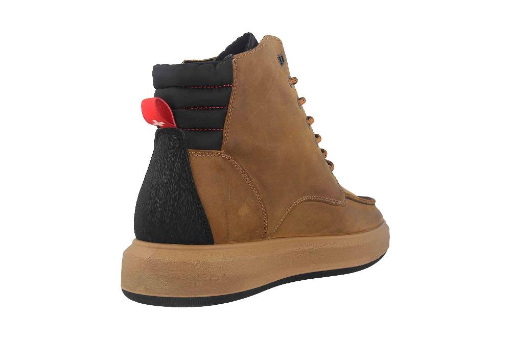 Fretz Men Sem Boots in Übergrößen Braun 4412.2418-20 große Herrenschuhe Black Friday Preise
