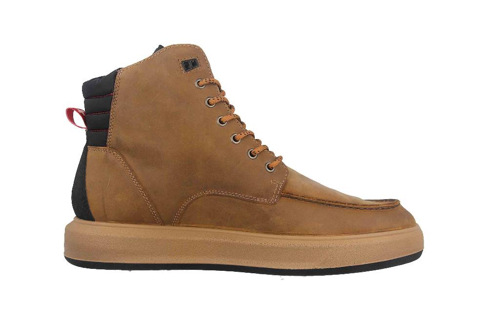 Fretz Men Sem Boots in Übergrößen Braun 4412.2418-20 große Herrenschuhe Black Friday Preise