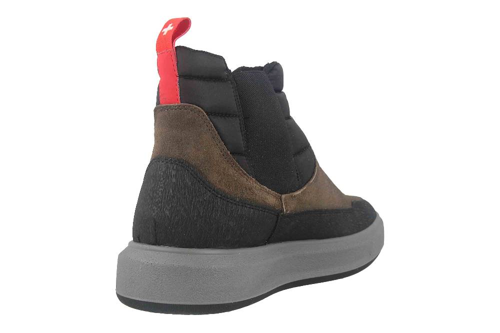 Fretz Men Sem Stiefeletten in Übergrößen Grau 4414.2489-69 große Herrenschuhe Im Verkauf