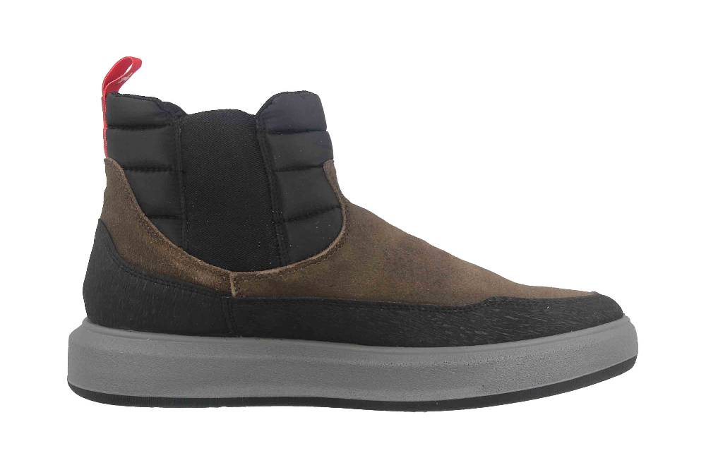 Fretz Men Sem Stiefeletten in Übergrößen Grau 4414.2489-69 große Herrenschuhe Im Verkauf