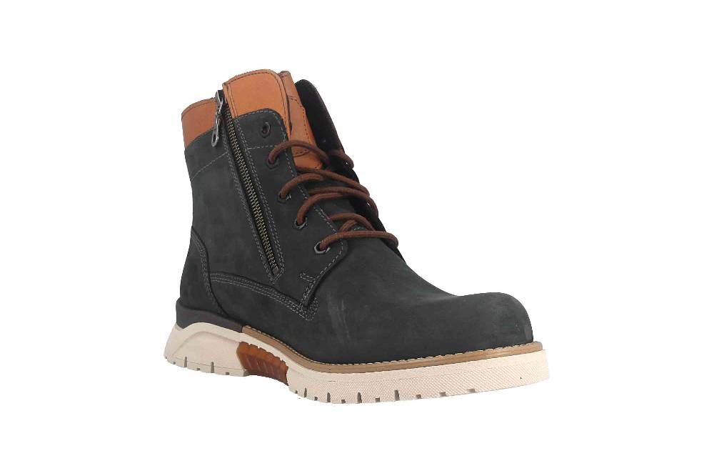 Fretz Men Cooper Boots in Übergrößen Blau 1326.1416-32 große Herrenschuhe zollfrei
