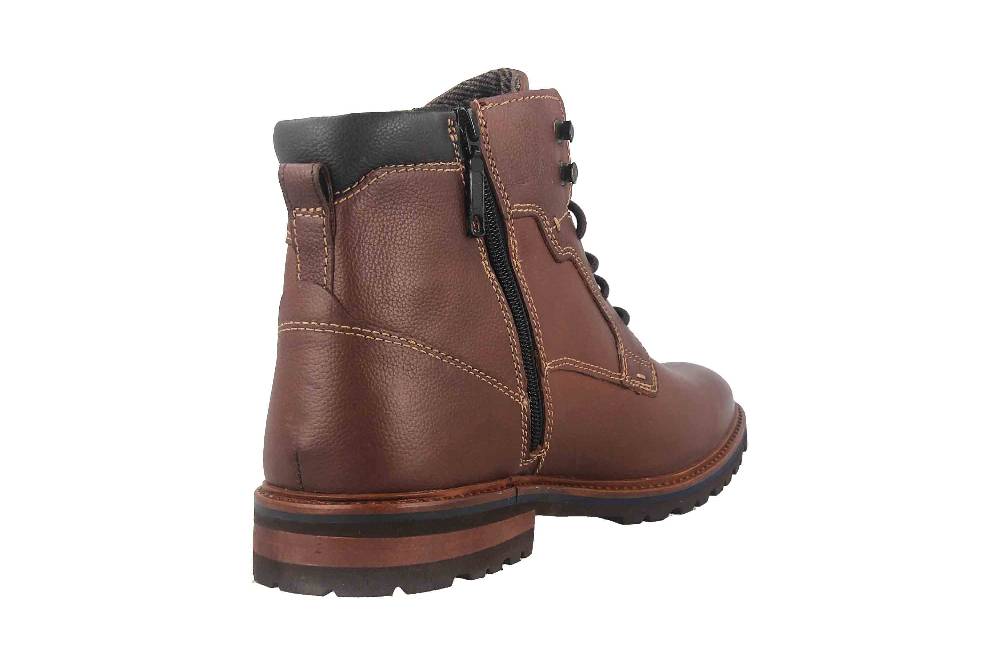 Fretz Men Milano Boots in Übergrößen Braun 6331.9712-12 große Herrenschuhe 2025