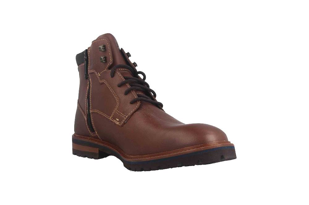 Fretz Men Milano Boots in Übergrößen Braun 6331.9712-12 große Herrenschuhe 2025