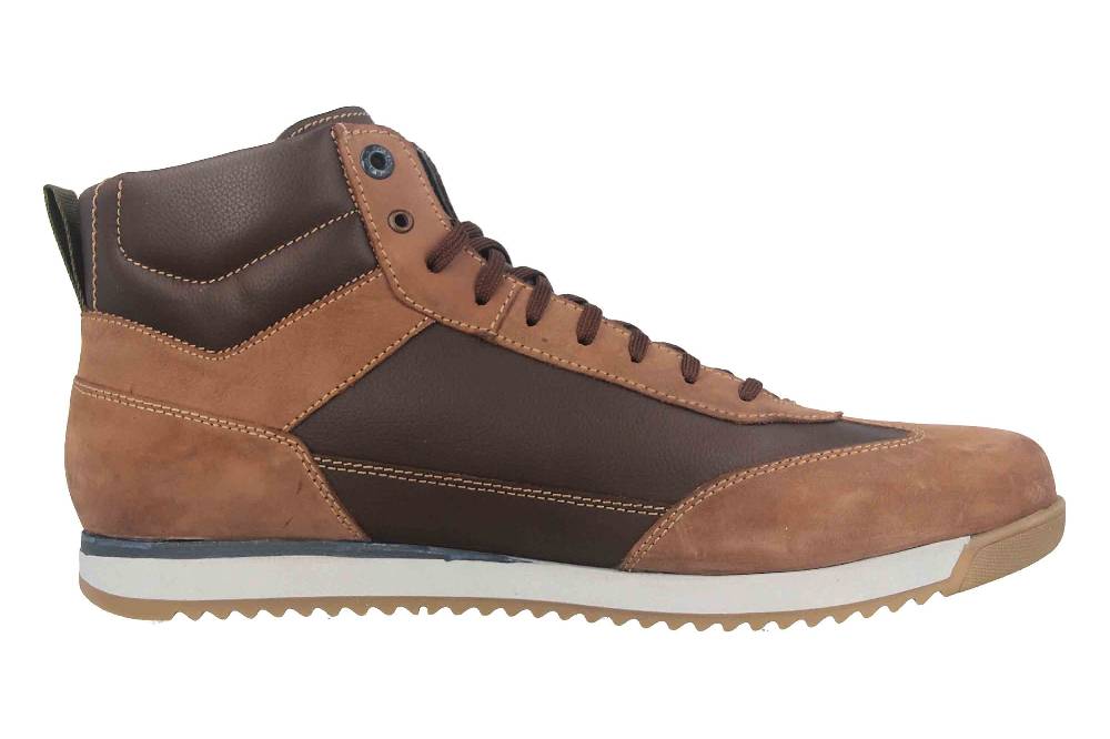 Fretz Men Tobias Stiefel in Übergrößen Braun 6660.2916-80 große Herrenschuhe Online