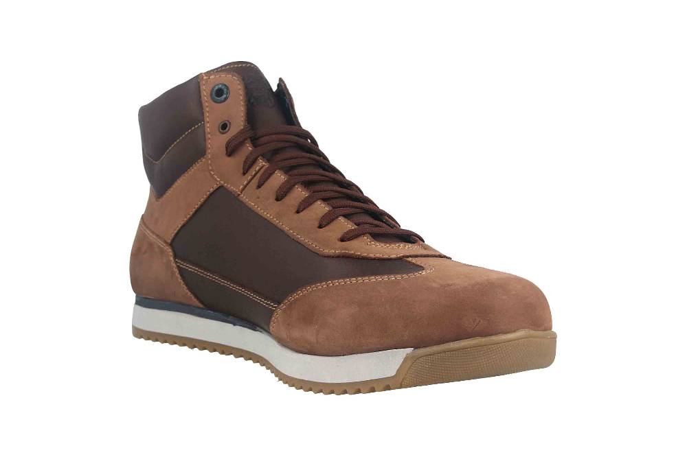 Fretz Men Tobias Stiefel in Übergrößen Braun 6660.2916-80 große Herrenschuhe Online
