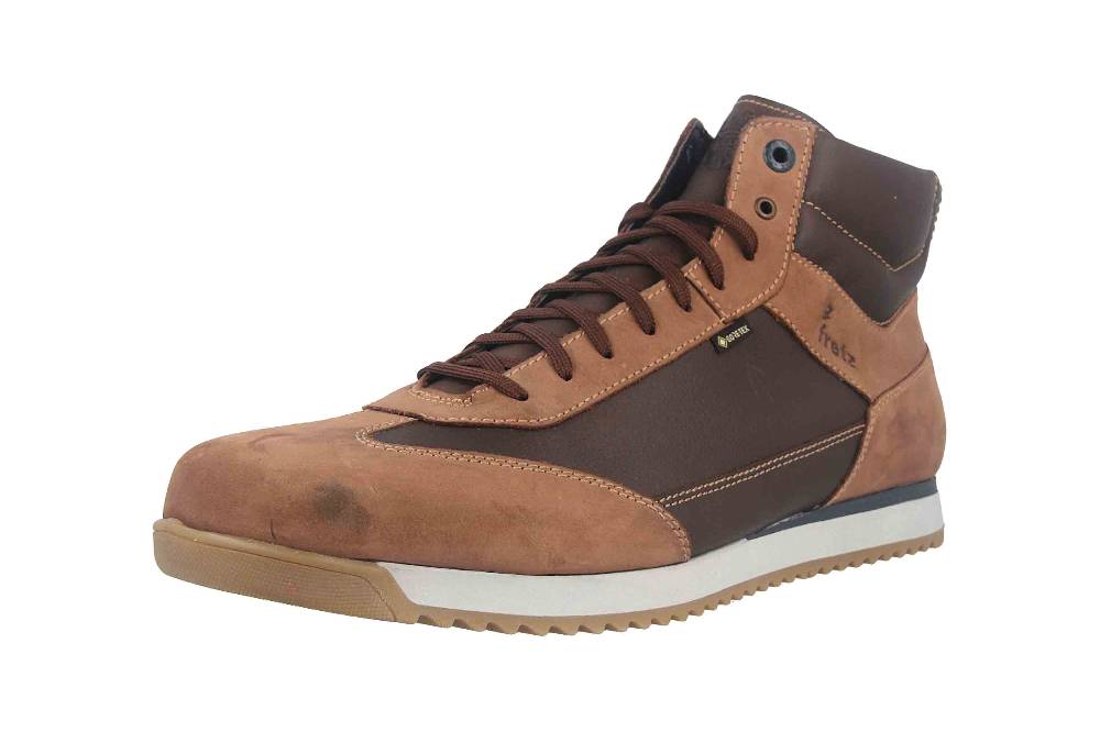 Fretz Men Tobias Stiefel in Übergrößen Braun 6660.2916-80 große Herrenschuhe Online