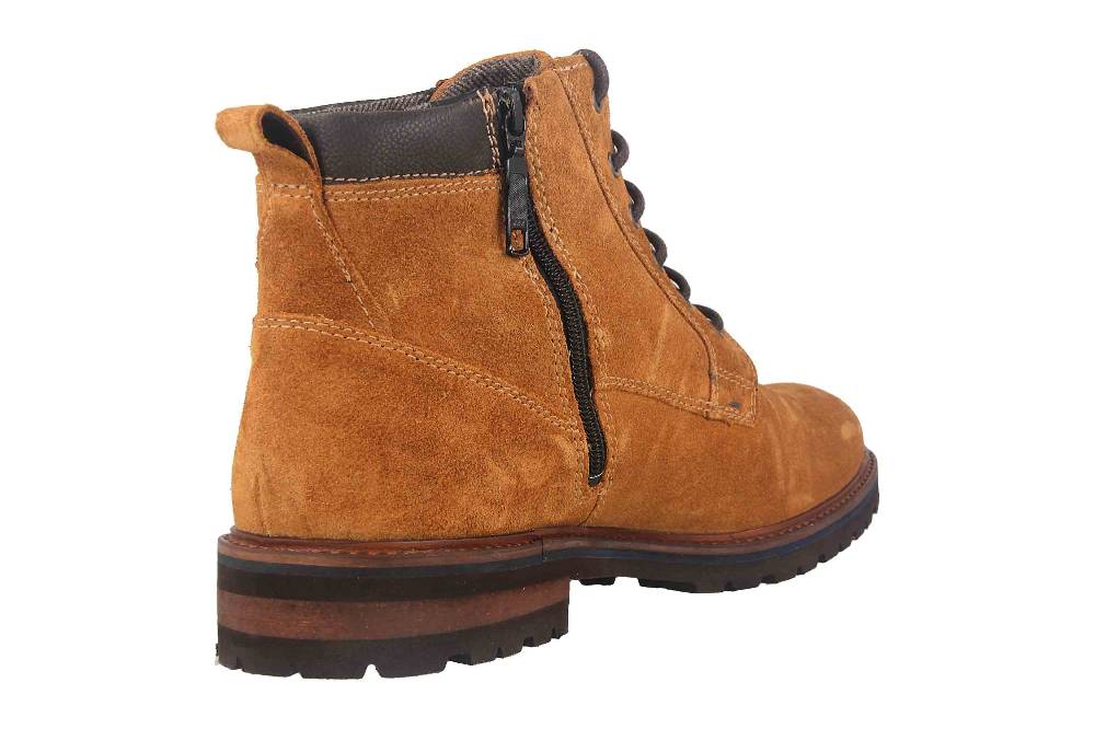 Fretz Men Milano Boots in Übergrößen Braun 6330.9719-89 große Herrenschuhe Auslauf