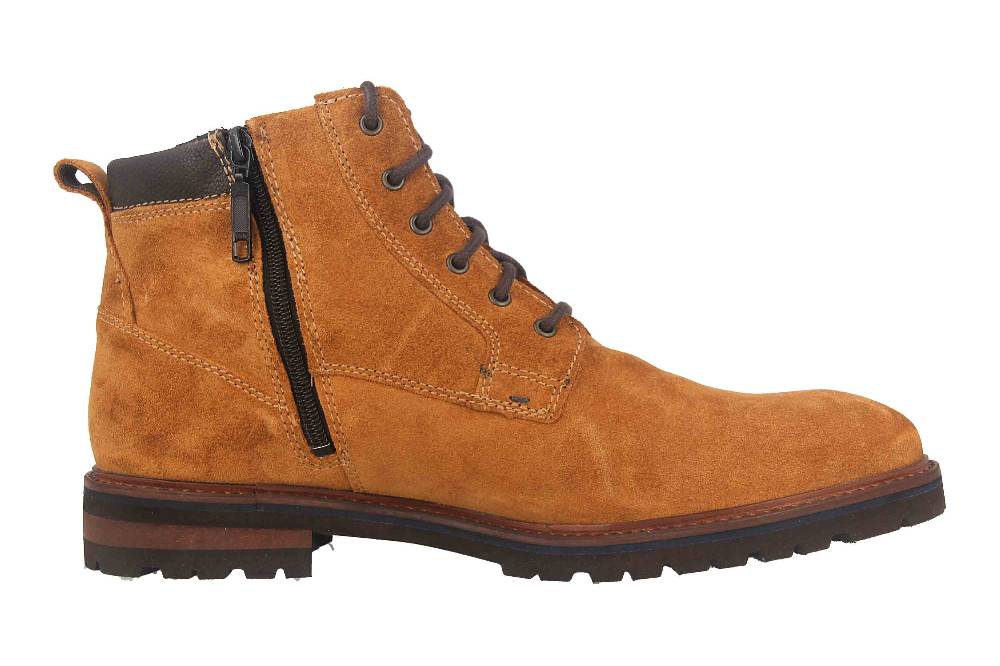 Fretz Men Milano Boots in Übergrößen Braun 6330.9719-89 große Herrenschuhe Auslauf