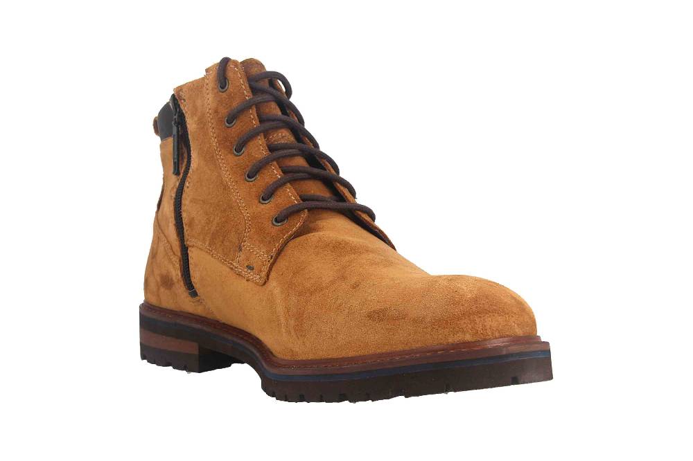 Fretz Men Milano Boots in Übergrößen Braun 6330.9719-89 große Herrenschuhe Auslauf