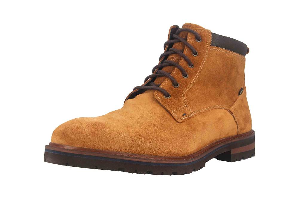 Fretz Men Milano Boots in Übergrößen Braun 6330.9719-89 große Herrenschuhe Auslauf