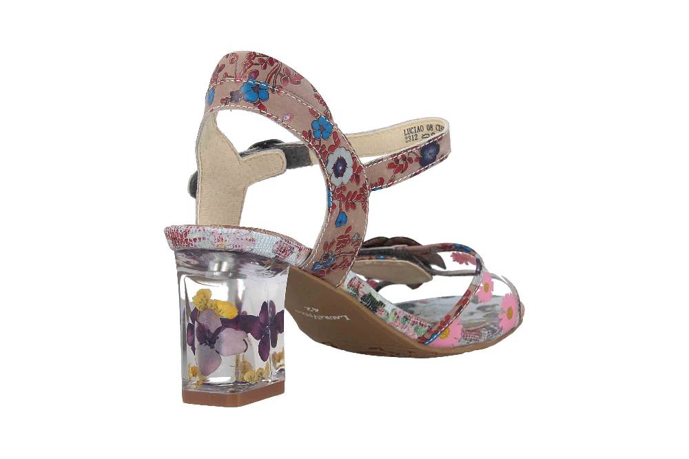 Laura Vita Sandaletten in Übergrößen Mehrfarbig LUCIAO 08 Gris große Damenschuhe Fabrik Onlineshop