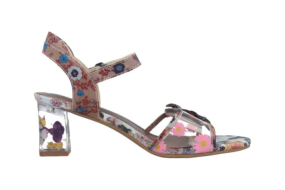 Laura Vita Sandaletten in Übergrößen Mehrfarbig LUCIAO 08 Gris große Damenschuhe Fabrik Onlineshop