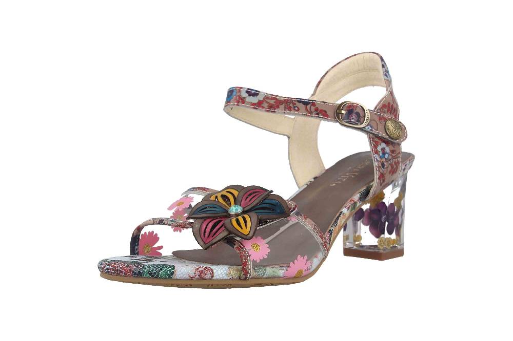 Laura Vita Sandaletten in Übergrößen Mehrfarbig LUCIAO 08 Gris große Damenschuhe Fabrik Onlineshop