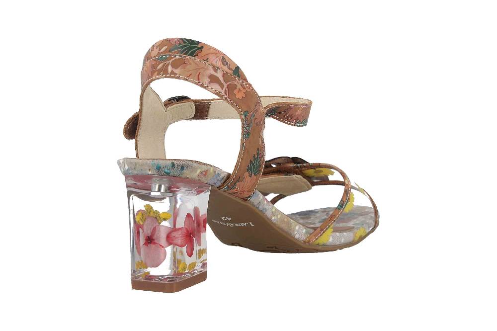 Laura Vita Sandaletten in Übergrößen Mehrfarbig LUCIAO 08 Beige große Damenschuhe Fabrikpreis