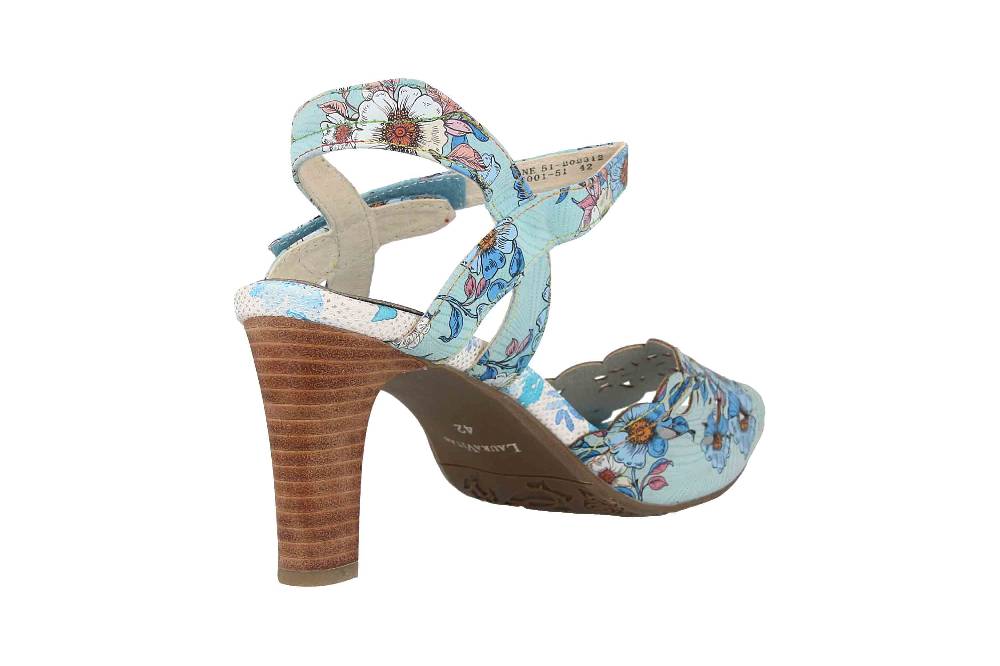 Laura Vita Sandaletten in Übergrößen Mehrfarbig ALBANE 51 Bleu große Damenschuhe Günstig kaufen
