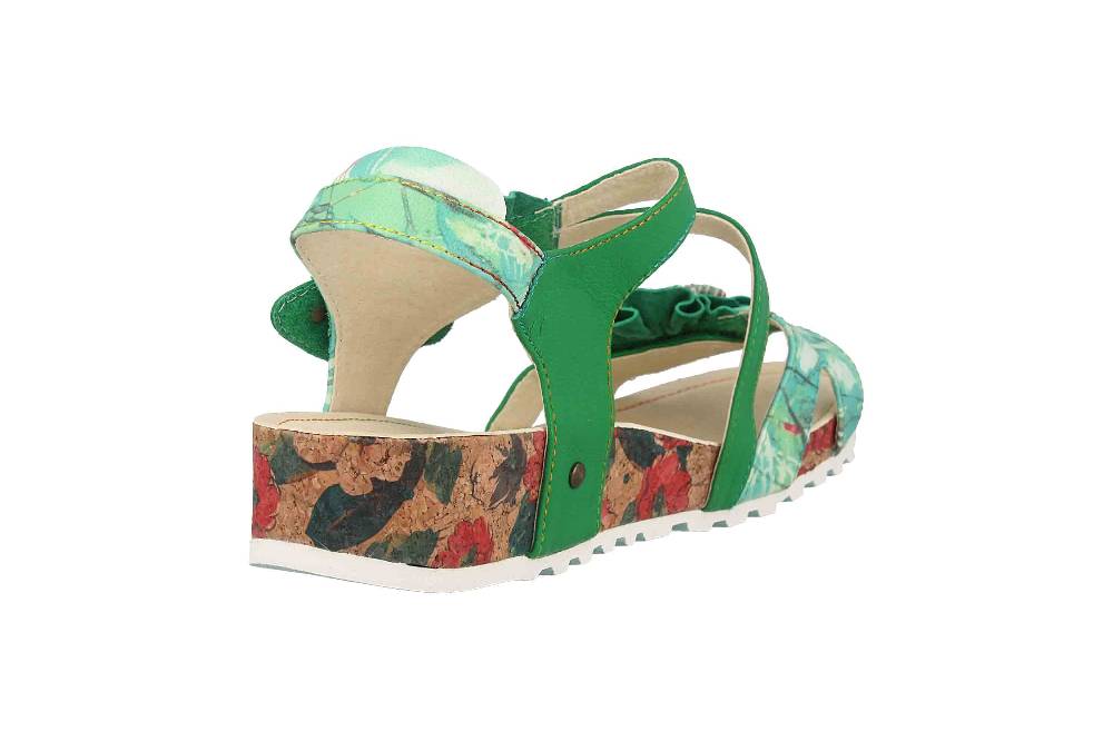Laura Vita Sandalen in Übergrößen Mehrfarbig BRCYANO 68 Vert große Damenschuhe Flash Sale