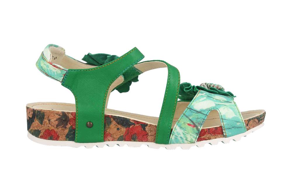 Laura Vita Sandalen in Übergrößen Mehrfarbig BRCYANO 68 Vert große Damenschuhe Flash Sale