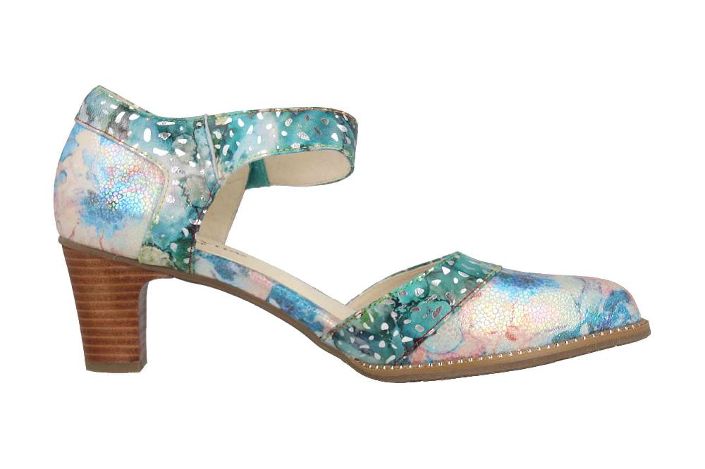 Laura Vita Pumps in Übergrößen Mehrfarbig ELCODIEO 232 Turquoise große Damenschuhe Online Shopping