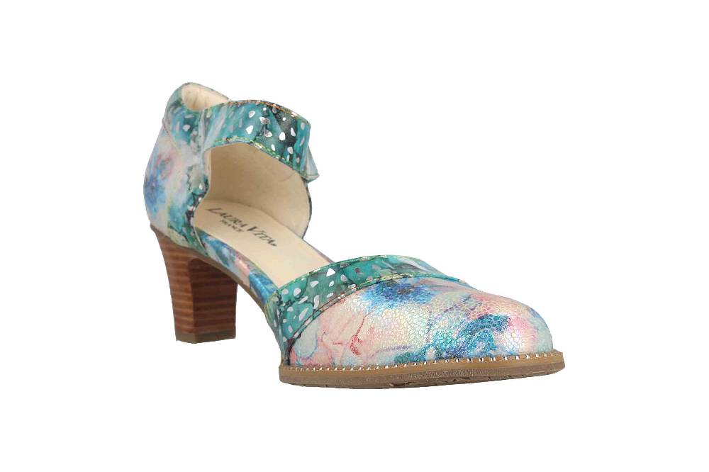 Laura Vita Pumps in Übergrößen Mehrfarbig ELCODIEO 232 Turquoise große Damenschuhe Online Shopping