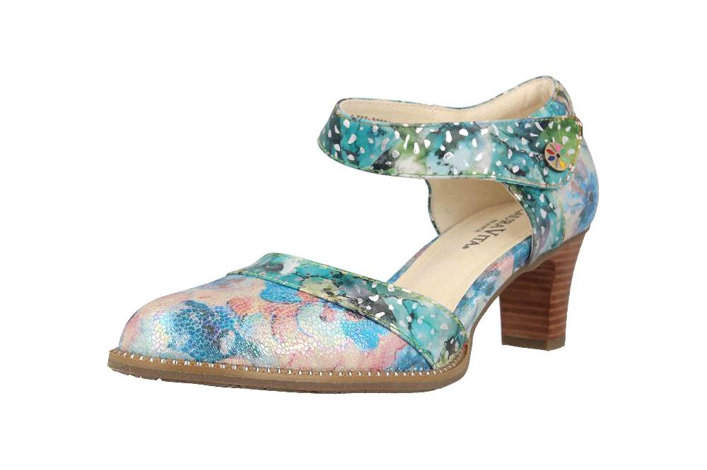 Laura Vita Pumps in Übergrößen Mehrfarbig ELCODIEO 232 Turquoise große Damenschuhe Online Shopping