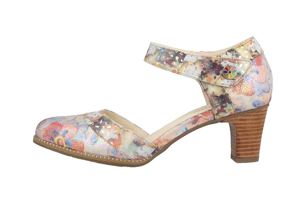 Laura Vita Pumps in Übergrößen Mehrfarbig ELCODIEO 232 Abricot große Damenschuhe Exklusivangebot