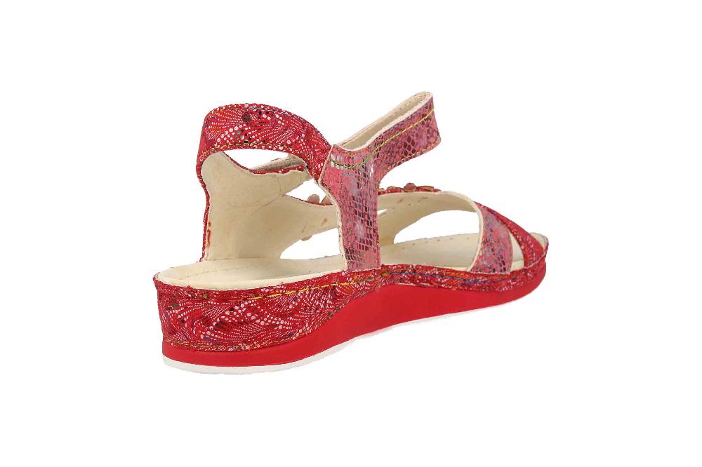 Laura Vita Sandalen in Übergrößen Mehrfarbig BRCUELO 81 Cerise große Damenschuhe Saisonschlussverkauf