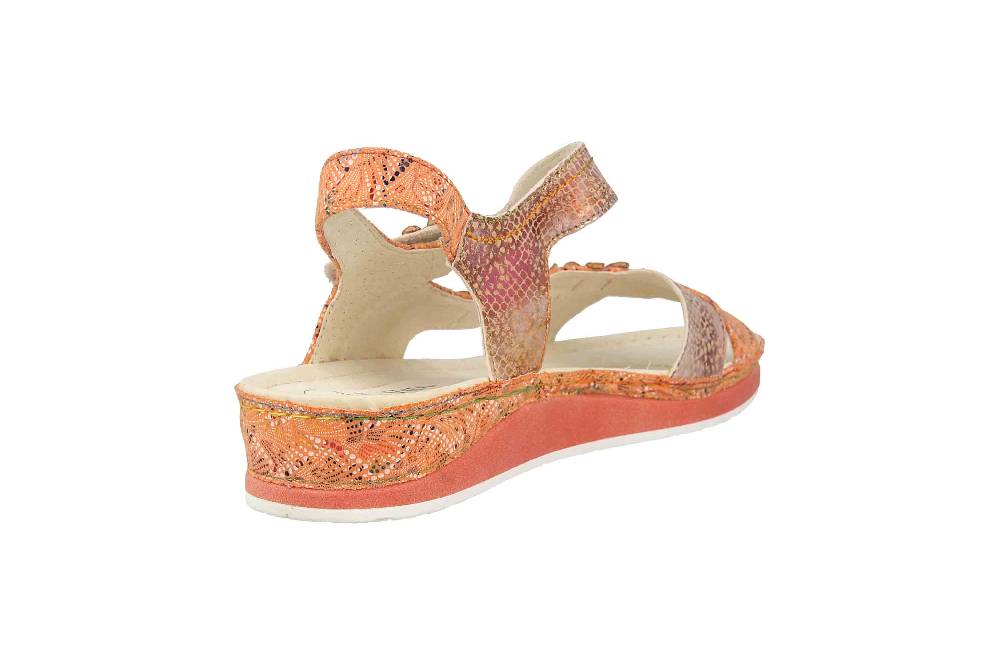 Laura Vita Sandalen in Übergrößen Mehrfarbig BRCUELO 81 Orange große Damenschuhe Black Friday