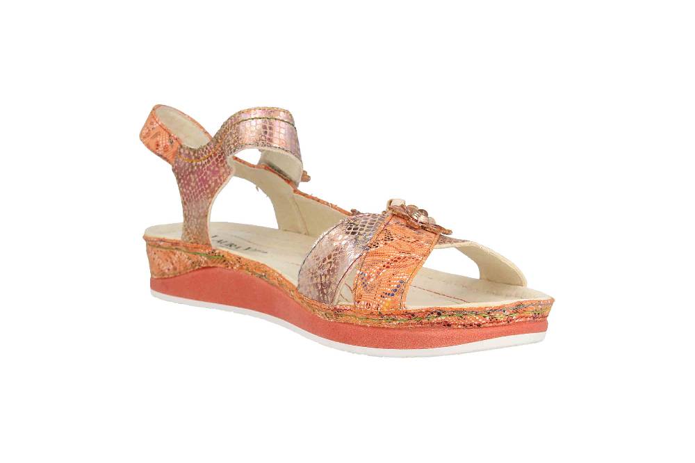 Laura Vita Sandalen in Übergrößen Mehrfarbig BRCUELO 81 Orange große Damenschuhe Black Friday