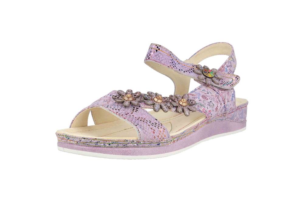 Laura Vita Sandalen in Übergrößen Mehrfarbig BRCUELO 81 Lilas große Damenschuhe Cyber Monday
