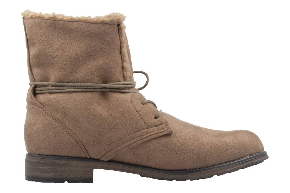 Fitters Footwear Boots in Übergrößen Braun 2.252311W taupe mf große Damenschuhe Osterangebot