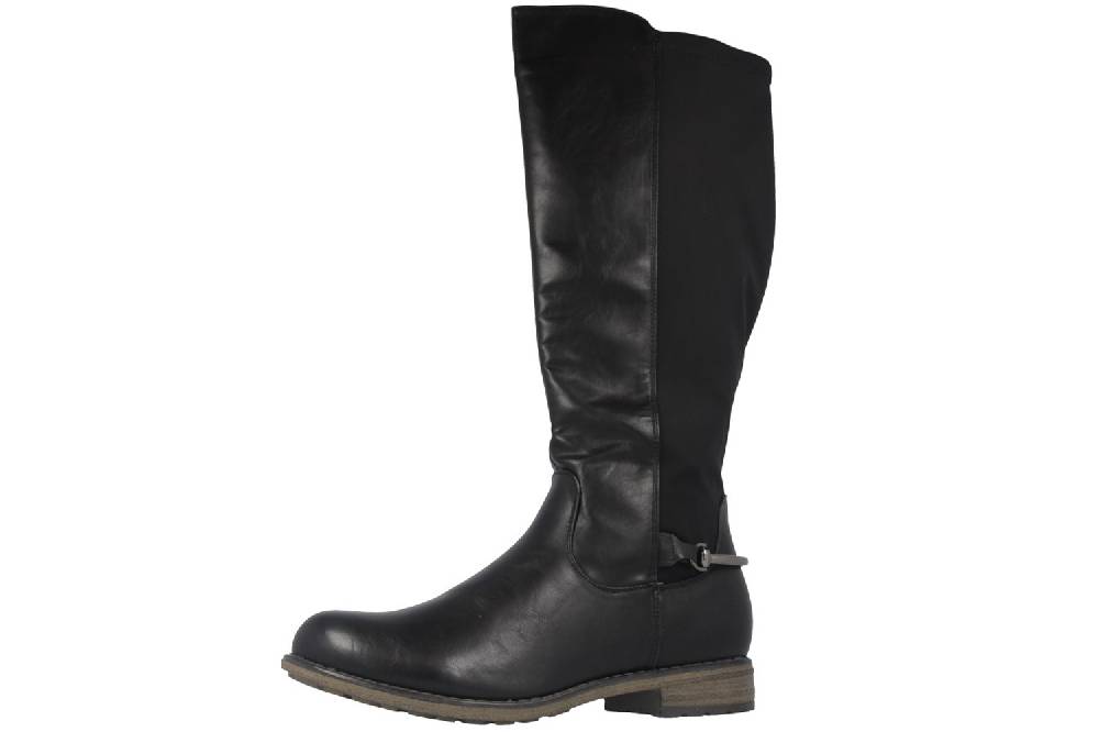 Fitters Footwear Stiefel in Übergrößen Schwarz 2.823951 Black große Damenschuhe Vatertagsangebot