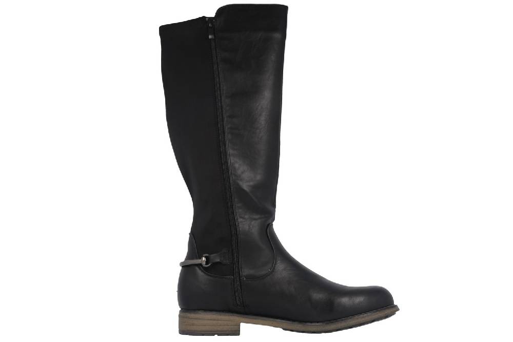 Fitters Footwear Stiefel in Übergrößen Schwarz 2.823951 Black große Damenschuhe Vatertagsangebot