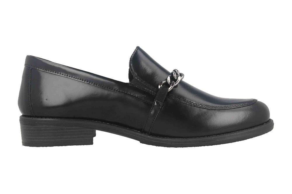 Remonte Slipper in Übergrößen Schwarz D0F03-01 große Damenschuhe Top Angebot