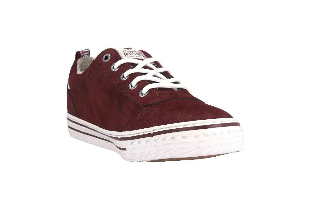 Mustang Shoes Sneaker in Übergrößen Bordeaux 1354-312-55 große Damenschuhe Blitzangebot