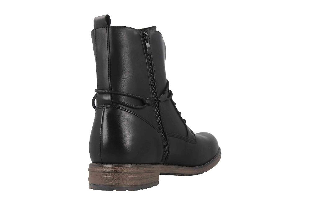 Fitters Footwear Vera Stiefeletten in Übergrößen Schwarz 2.252323 Black große Damenschuhe Sonderangebote