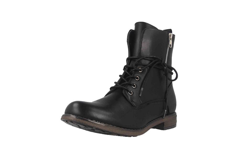 Fitters Footwear Vera Stiefeletten in Übergrößen Schwarz 2.252323 Black große Damenschuhe Sonderangebote