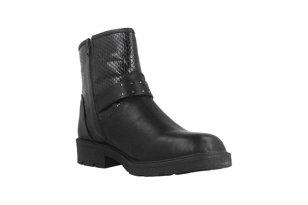 Fitters Footwear Lexi Stiefeletten in Übergrößen Schwarz 2.237232 Black große Damenschuhe Riesige Ersparnisse