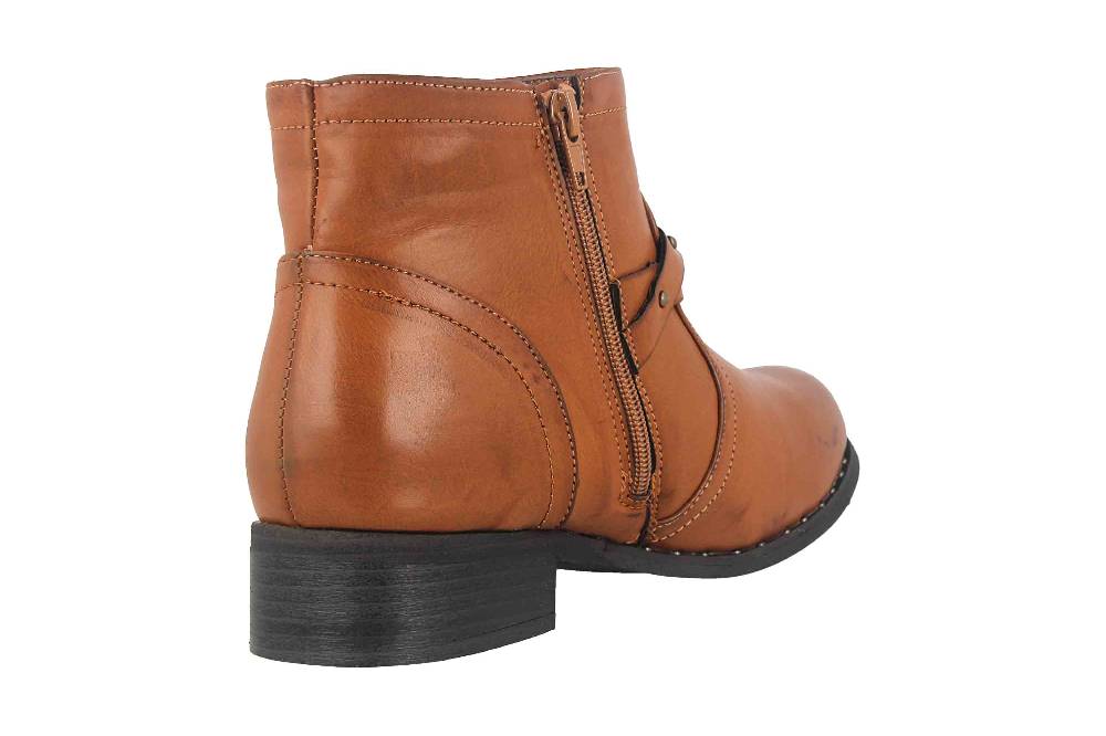 Fitters Footwear Shannon Stiefeletten in Übergrößen Braun 2.239201 Brandy große Damenschuhe VIP-Rabatte