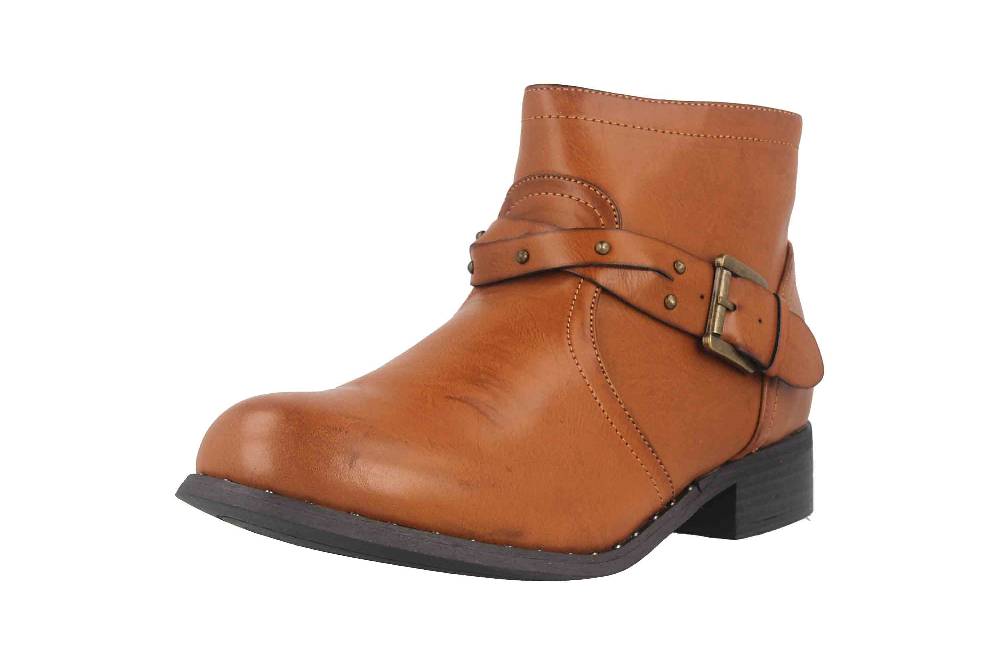 Fitters Footwear Shannon Stiefeletten in Übergrößen Braun 2.239201 Brandy große Damenschuhe VIP-Rabatte
