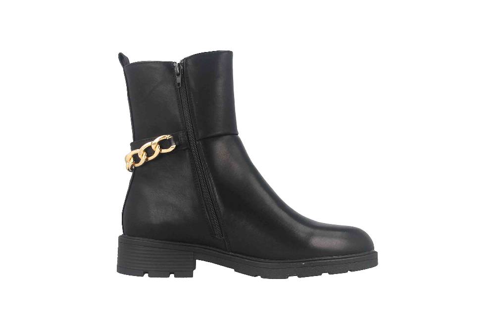 Fitters Footwear Rabea Stiefeletten in Übergrößen Schwarz 2AA0381301 Black große Damenschuhe Letzte 3 Tage