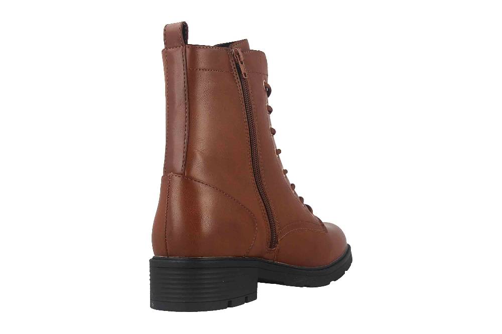 Fitters Footwear Angela Stiefeletten in Übergrößen Braun 2AA0380202 Cognac große Damenschuhe JETZT KAUFEN