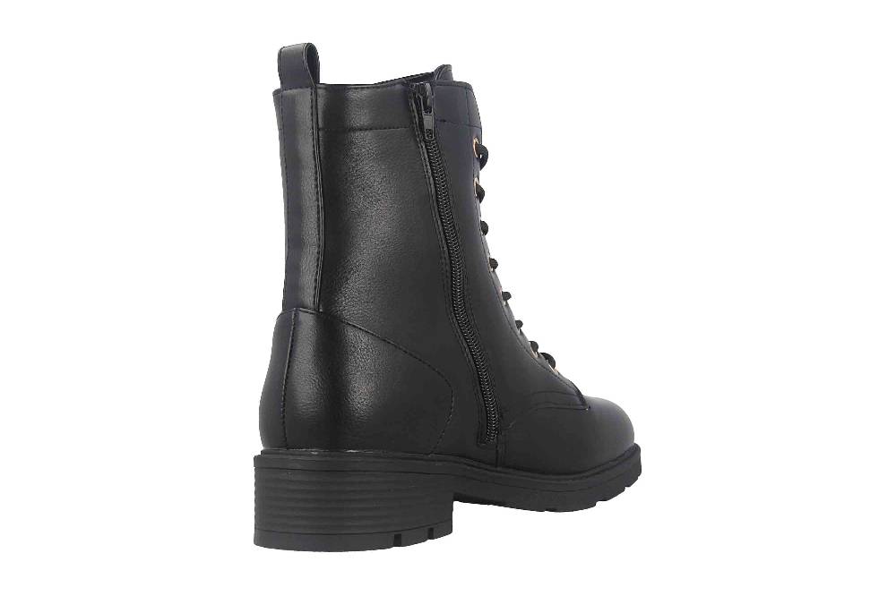 Fitters Footwear Angela Stiefeletten in Übergrößen Schwarz 2AA0380202 Black große Damenschuhe Neueste Stile