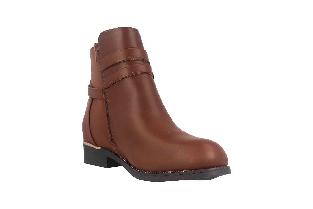 Fitters Footwear Sina Stiefeletten in Übergrößen Braun 2AA0211306 Cognac große Damenschuhe Letzter Tag